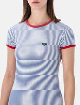 Prada striped cotton T-shirt - | Spazio Pritelli