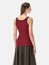 Prada silk striped tank top - | Spazio Pritelli