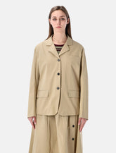 Giacca in cotone beige Prada - | Spazio Pritelli