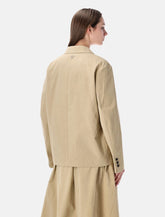 Giacca in cotone beige Prada - | Spazio Pritelli