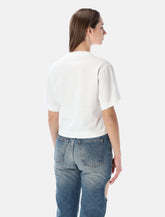 Off-White Flower cropped t-shirt - | Spazio Pritelli