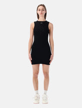 Off-White Swarovski rib mini dress - | Spazio Pritelli