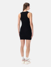 Off-White Swarovski rib mini dress - | Spazio Pritelli