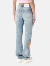Off-White New Meteor light blue denim pants - | Spazio Pritelli