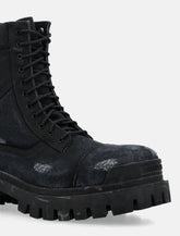 Stivali Combat Strike in tela di cotone Balenciaga - | Spazio Pritelli