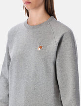 Maison Kitsuné Felpa Classica in Cotone con Ricamo "Fox Head" - | Spazio Pritelli