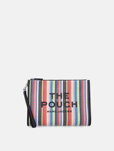 Marc Jacobs The Stripe mesh large pouch - | Spazio Pritelli