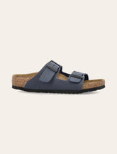 Birkenstock Arizona Kids Birko-Flor® Nubuck sandals blue - | Spazio Pritelli