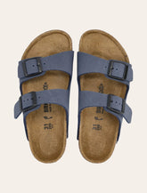 Birkenstock Arizona Kids Birko-Flor® Nubuck sandals blue - | Spazio Pritelli