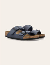 Birkenstock Arizona Kids Birko-Flor® Nubuck sandals blue - | Spazio Pritelli