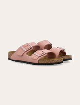 Birkenstock Arizona Kids Birko-Flor® Nubuck sandals pink - | Spazio Pritelli