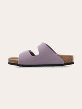 Sandali Birkenstock Arizona Birko-Flor® nubuck da bambina viola - | Spazio Pritelli