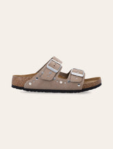 Birkenstock Arizona Rivet Border Kids’ Sandals - Taupe - | Spazio Pritelli