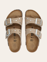 Birkenstock Arizona Rivet Border Kids’ Sandals - Taupe - | Spazio Pritelli