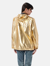 Giacca impermeabile packable K-Way metallica oro di Comme des Garçons Play - | Spazio Pritelli