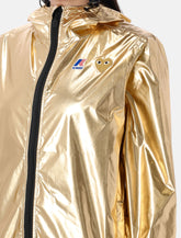 Giacca impermeabile packable K-Way metallica oro di Comme des Garçons Play - | Spazio Pritelli