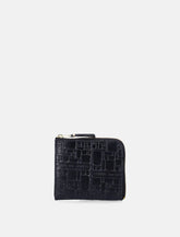 Portafoglio con zip in pelle logata Comme des Garçons Wallet - | Spazio Pritelli