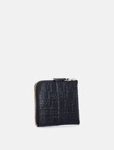 Portafoglio con zip in pelle logata Comme des Garçons Wallet - | Spazio Pritelli