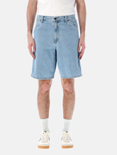 Carhartt WIP denim Single Knee work shorts - | Spazio Pritelli
