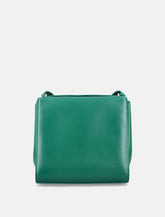 Bottega Veneta Green Leather Shoulder Bag with Geometric Closure - | Spazio Pritelli