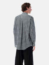 Camicia Comme des Garçons Shirt in Cotone a Maniche Lunghe con Motivo a Quadri - | Spazio Pritelli