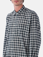 Camicia Comme des Garçons Shirt in Cotone a Maniche Lunghe con Motivo a Quadri - | Spazio Pritelli