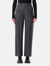 LOW CLASSIC Belted Point Pleated Trousers - | Spazio Pritelli