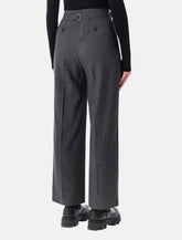 LOW CLASSIC Belted Point Pleated Trousers - | Spazio Pritelli