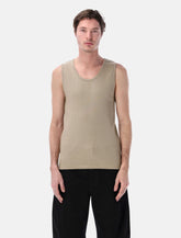 Lemaire cotton linen rib tank - | Spazio Pritelli
