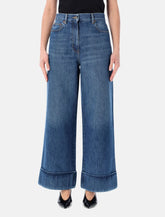 Valentino Garavani wide-leg denim trousers - | Spazio Pritelli
