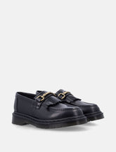 Dr. Martens Adrian Snaffle Smooth Leather Kiltie Loafers in Black - | Spazio Pritelli