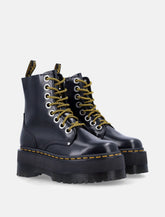 Anfibi Jadon Max in pelle nera con platform Dr. Martens - | Spazio Pritelli