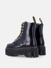 Anfibi Jadon Max in pelle nera con platform Dr. Martens - | Spazio Pritelli