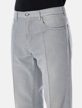 Prada five-pocket washed denim jeans - | Spazio Pritelli