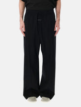 Fear of God cotton wool Oxford wide-leg drawstring pants - | Spazio Pritelli