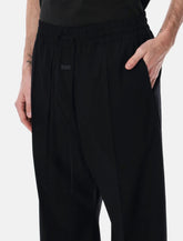 Fear of God cotton wool Oxford wide-leg drawstring pants - | Spazio Pritelli