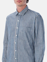 Salvatore Piccolo Tahiti cotton stripe shirt - | Spazio Pritelli