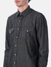 Salvatore Piccolo black wash Western shirt - | Spazio Pritelli