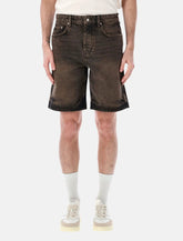 Represent Denim Short Distressed Indigo Men - | Spazio Pritelli