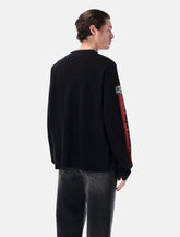 Represent Long Sleeve T Shirt Mesh Pegasus Black - | Spazio Pritelli