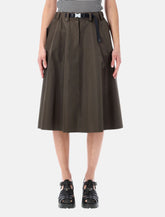 Gonna a ruota in tessuto tecnico Prada - | Spazio Pritelli