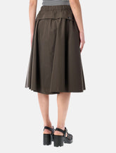 Gonna a ruota in tessuto tecnico Prada - | Spazio Pritelli