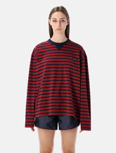 Prada oversized striped jersey t-shirt - | Spazio Pritelli