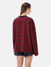 Prada oversized striped jersey t-shirt - | Spazio Pritelli