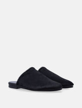 Alberta Ferretti black pony hair mules - | Spazio Pritelli