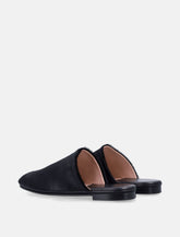 Alberta Ferretti black pony hair mules - | Spazio Pritelli