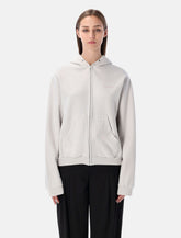 Felpa con cappuccio e zip in cotone Balenciaga -  | Spazio Pritelli