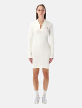 Adidas Originals white ribbed mini dress - | Spazio Pritelli