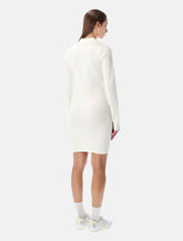 Adidas Originals white ribbed mini dress - | Spazio Pritelli