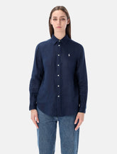 Camicia in lno classica di Polo Ralph Lauren - | Spazio Pritelli